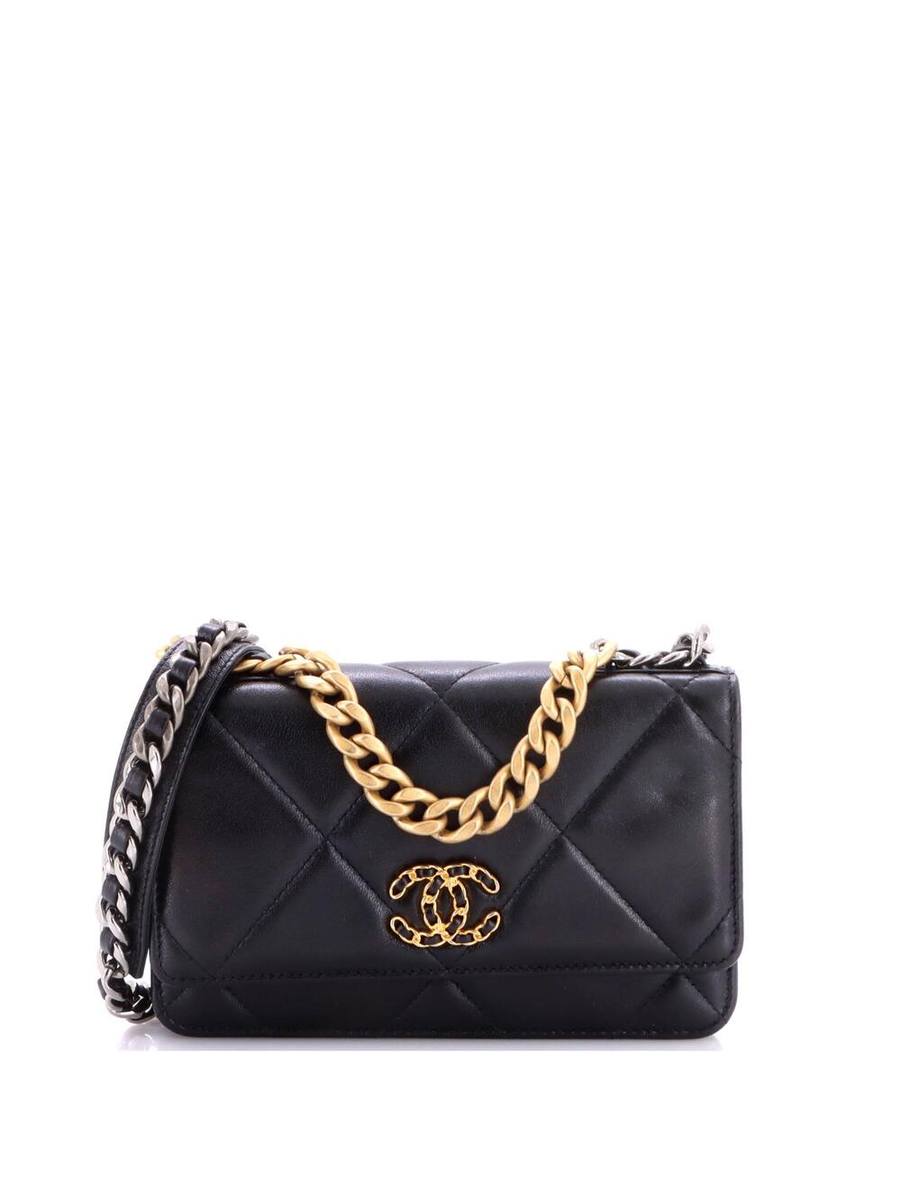 Chanel 19 Wallet On Chain Quilted #350856C43B